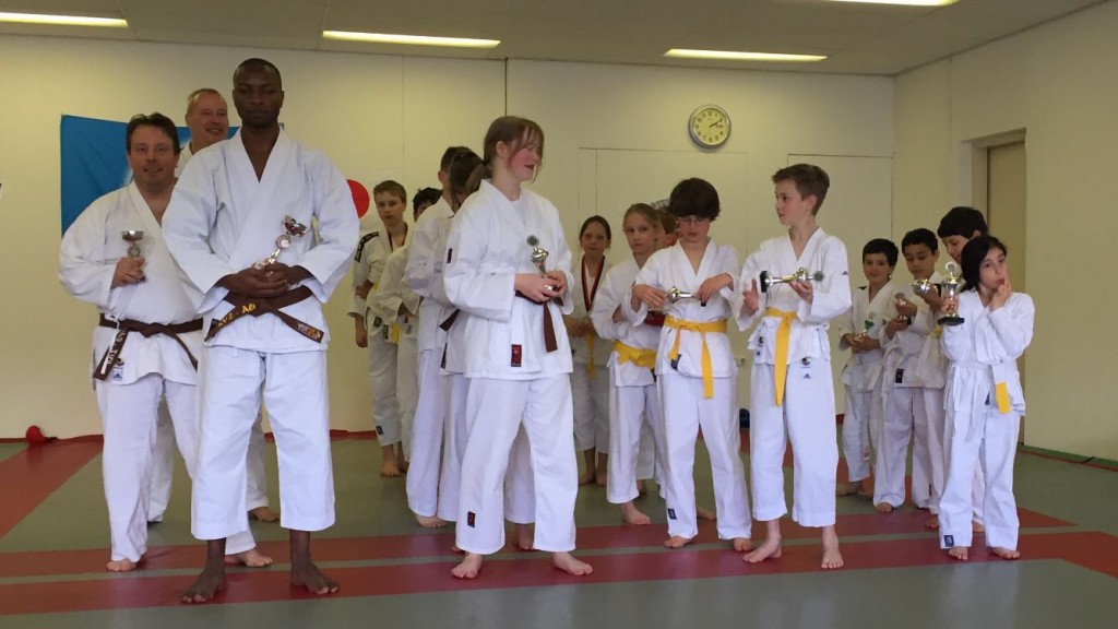 Winnaars Karate Kumite Toernooi